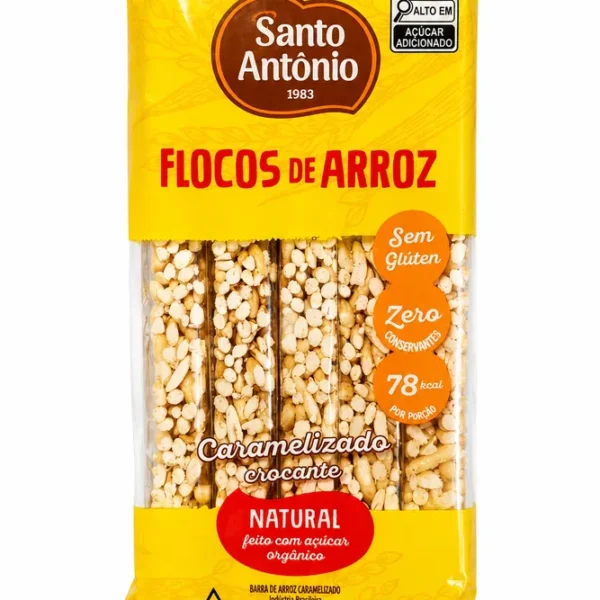 Barras de copos de arroz