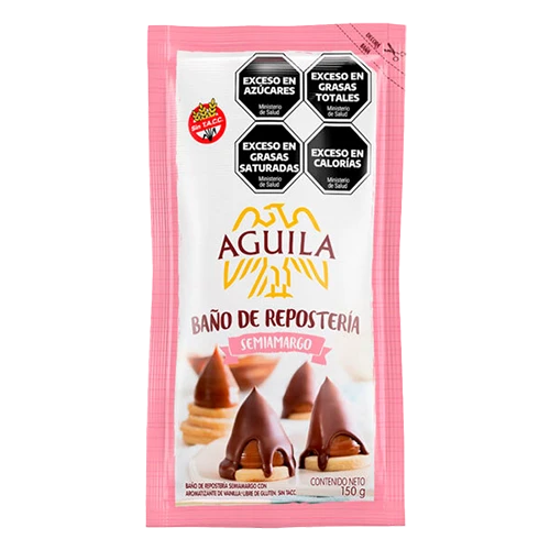 Baño repostería  chocolate semiamargo Águila 150g