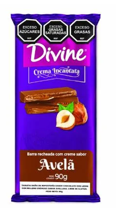 Chocolate Divine relleno crema avellana 90g