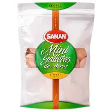 Galleta de arroz mini sin sal Samón