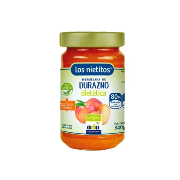Mermelada Los Nietitos 0% Durazno 340g
