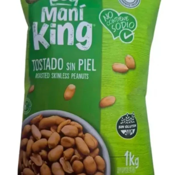 Maní King sin sal 1kg