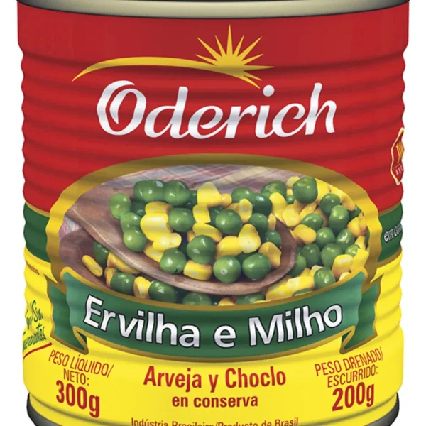 Dueto arveja y choclo Oderich 200g