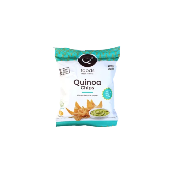 CHIPS DE QUINOA GUACAMOLE Q FOOD 100G