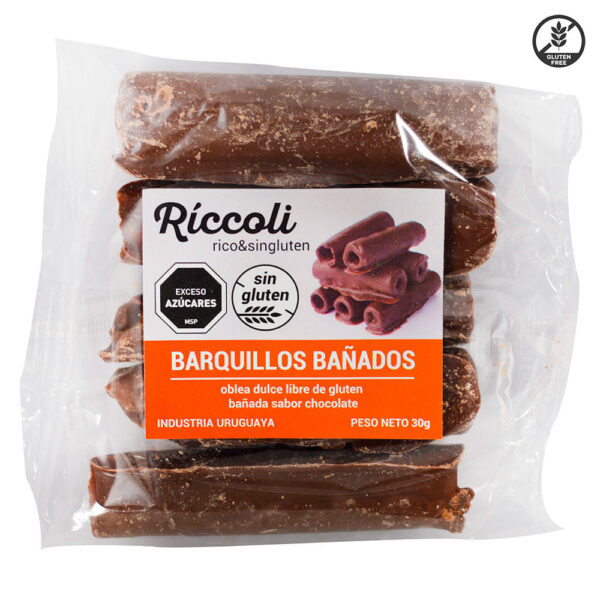Barquillo bañado Riccoli 30g