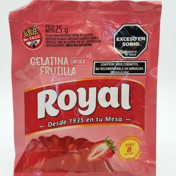 Gelatina Frutilla Royal
