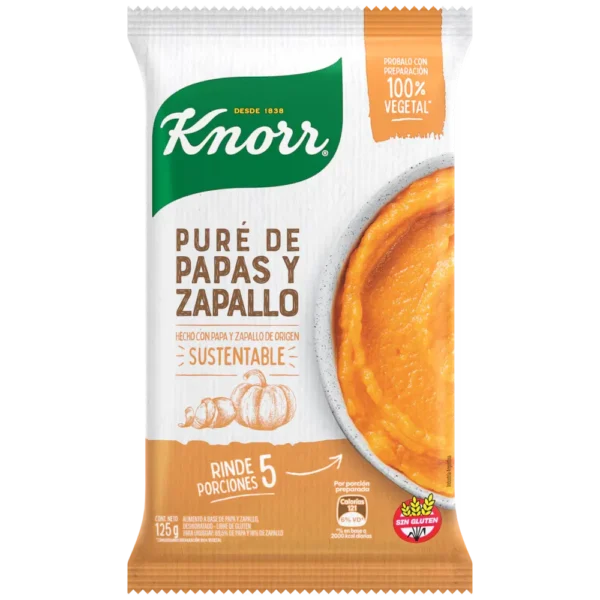 Puré de Papa y Zapallo